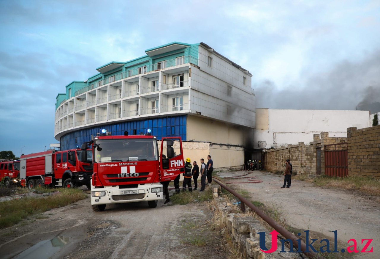 Yanan hotel bu sahibkara məxsus imiş - VİDEO (YENİLƏNİB)